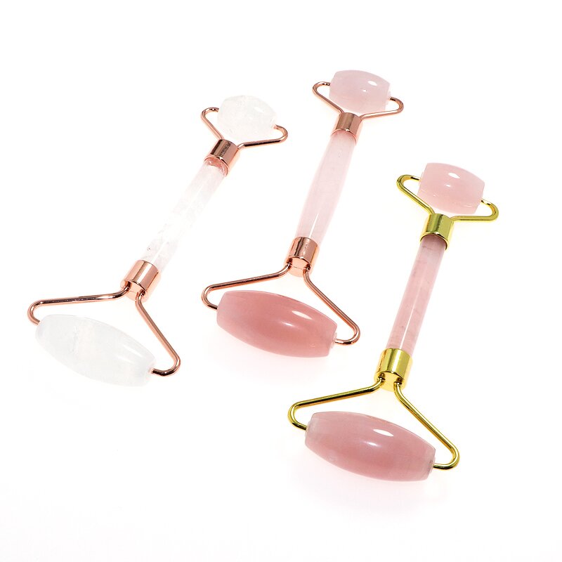 Mini Eye Massager - Manufacturer - Portable Jade Metal Face Roller Gua Sha Skin Care