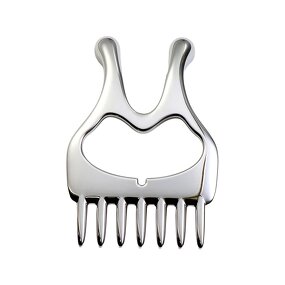 Scalp Massage Comb - Manufacturer - Zinc Alloy Wide Tooth Hair Growth Face Body Massager