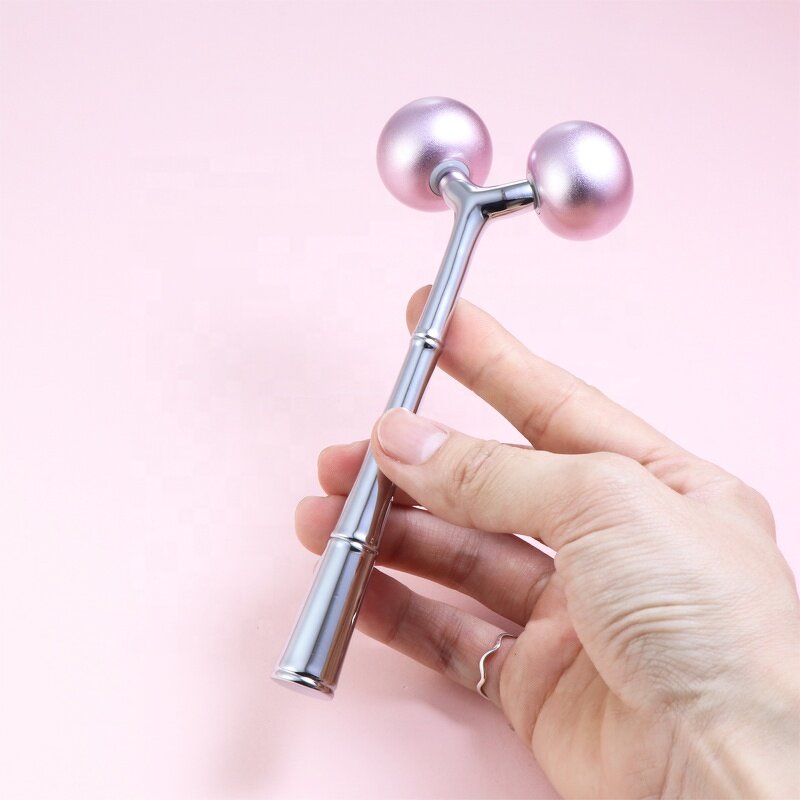 Y Shape Massager - Manufacturer - Aluminum Alloy Green Facify 3d Rotating Roller