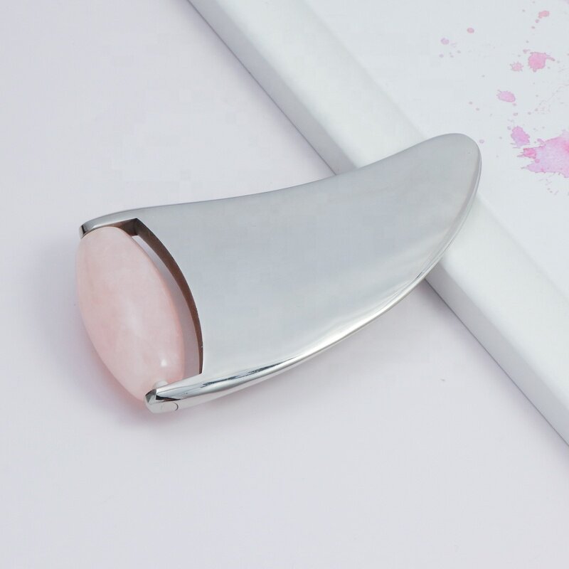 Jade Face Massager - Manufacturer - Ice Stainless Steel Metal Handle Anti Aging Roller