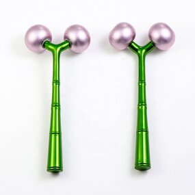 Y Shape Massager - Manufacturer - Aluminum Alloy Green Facify 3d Rotating Roller