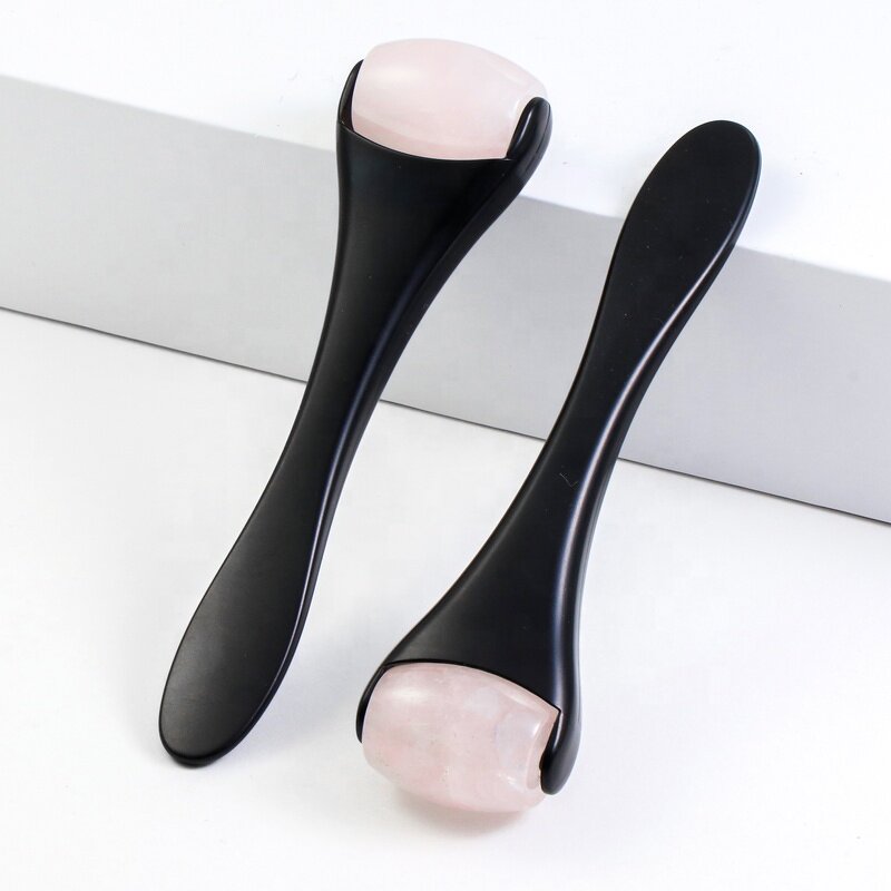 Jade Roller - Manufacturer - 100% Natural Rose Quartz Mini Anti-aging Face Massage