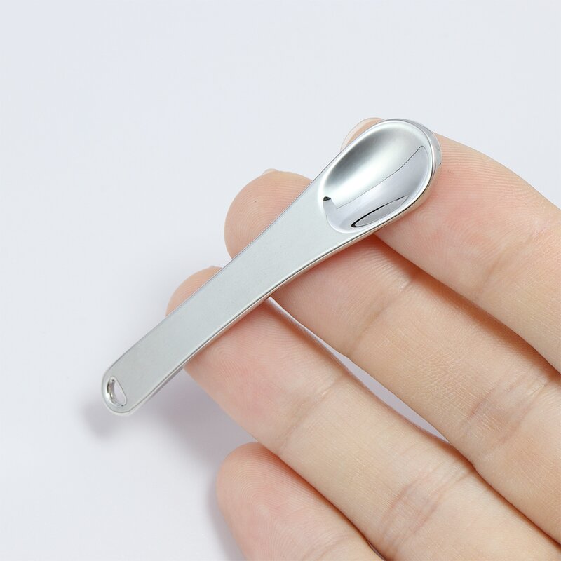 Cosmetic Spatula - Manufacturer - Jingwang WS19001 Metal Cream Spoon Eye Serum Applicator