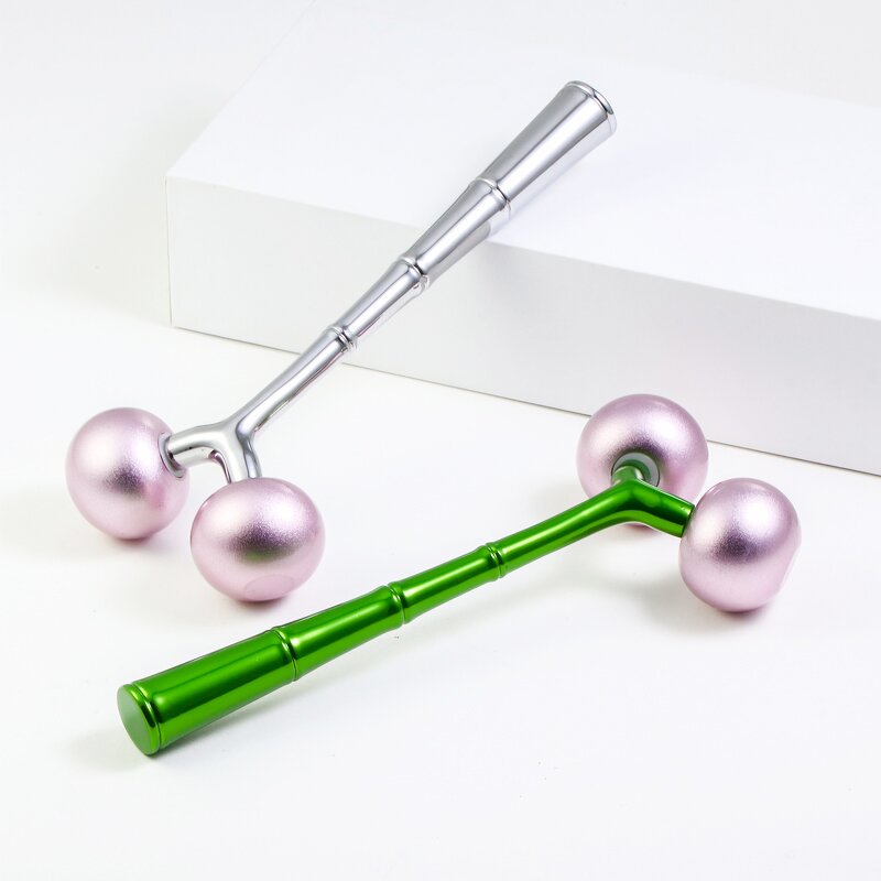 3D Facial Roller - Manufacturer - Metal V Shaped Portable Press Slimming Face Lift