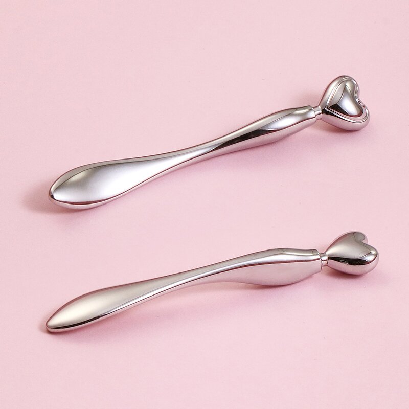 Eye Massager Spoon - Manufacturer - Zinc Alloy Mini Eye Cream Scoop Anti-Wrinkle Manual