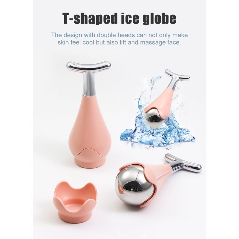 Ice Roller - Manufacturer - Stainless Steel Skin Cooling Face Eyes Wrinkle Remover Home