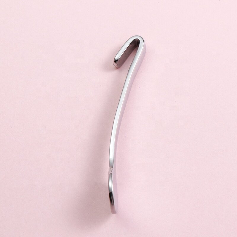 Cosmetic Spatula - Manufacturer - Custom Reusable Curved Metal Shilajit Spoon with Hook