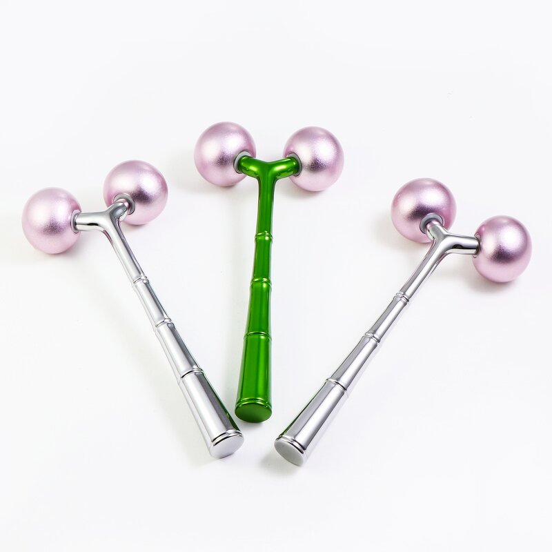 3D Facial Roller - Manufacturer - Metal V Shaped Portable Press Slimming Face Lift