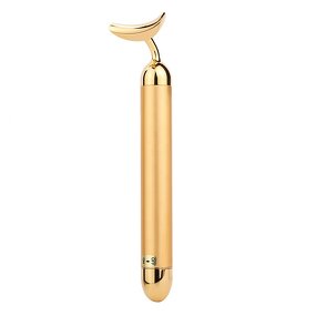 24K Golden Massager - Manufacturer - Jingwang 2024 CN Plug Lotus Leaf Head Face Lift