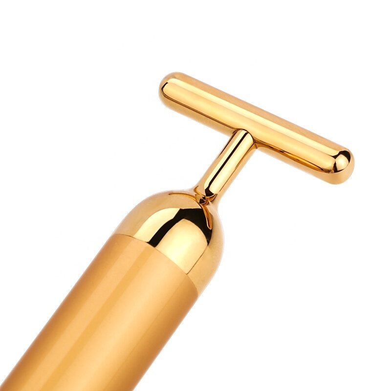 24K Gold Beauty Bar - Manufacturer - Cheap Price T Shape Vibration Eye Lifting Tightening