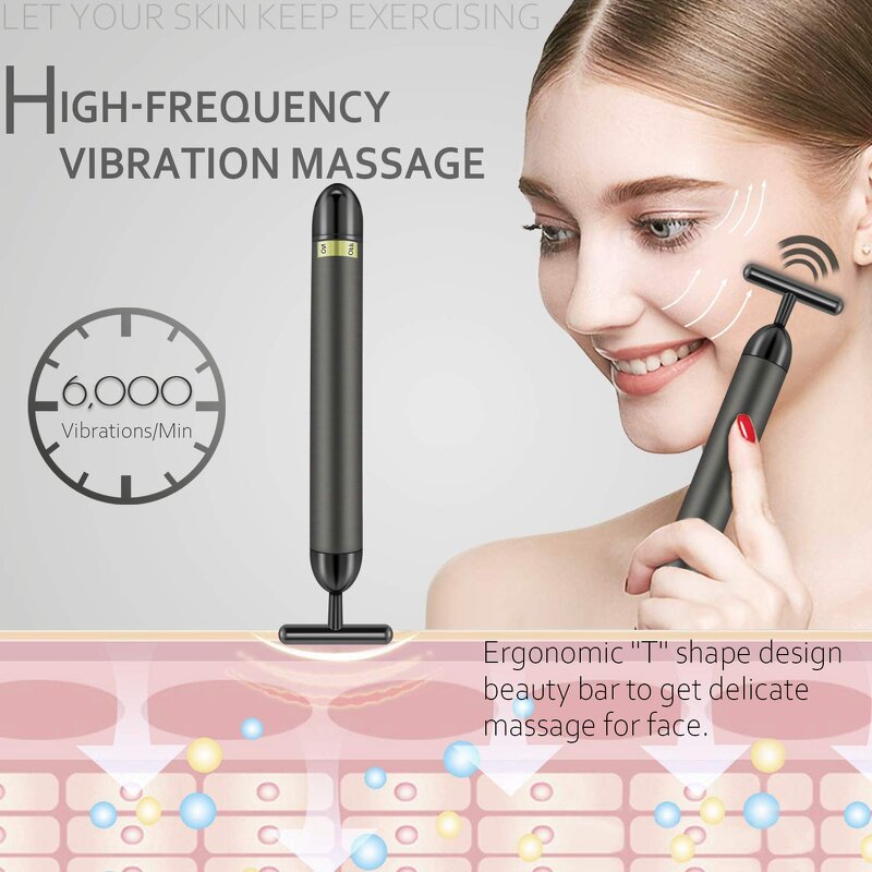 Electric Eye Massager - Manufacturer - Black Beauty Bar Cosmetic Cream Vibrating Stick