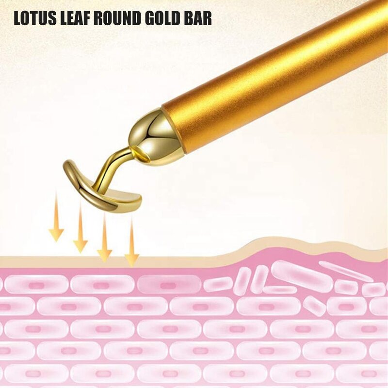 24k Gold Beauty Bar - Manufacturer - T Shape Japan Vibration Skin Tightening