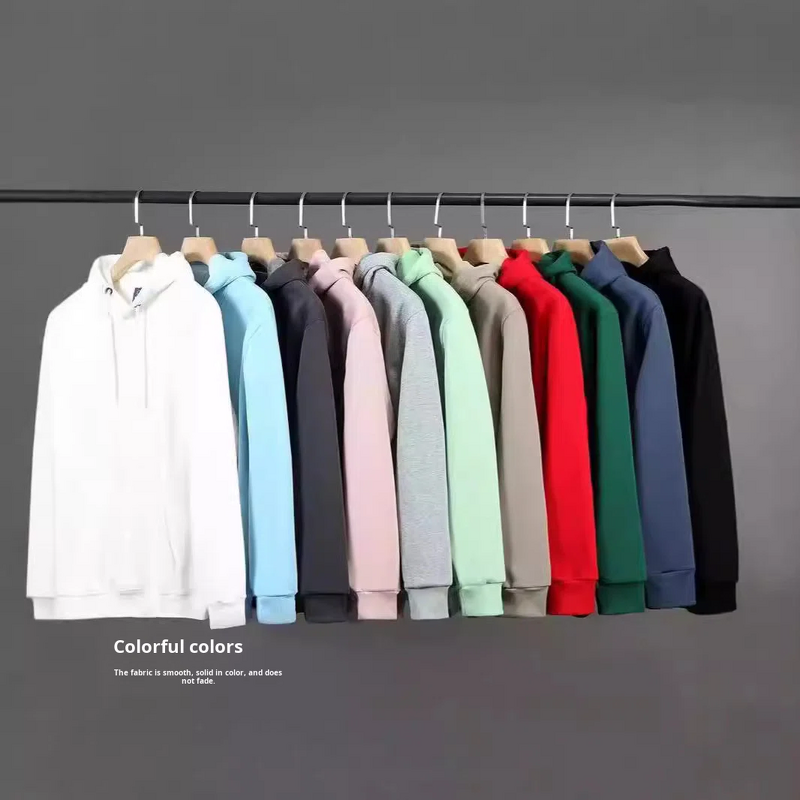 Hooded Sweatshirt Manufacturer - Men's Long Cotton & Custom Logo for Group Workwear