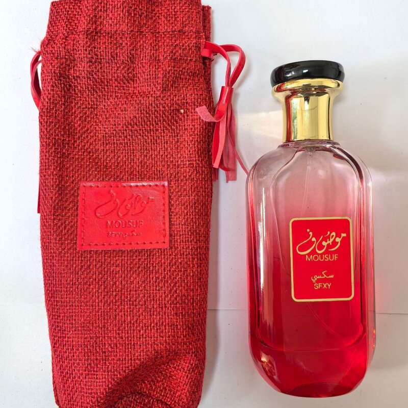 Women's Perfume Manufacturer - 100ml Mousuf Long-lasting Red Cloth Bag Arabic Dubai