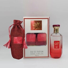 Women's Perfume Manufacturer - 100ml Mousuf Long-lasting Red Cloth Bag Arabic Dubai