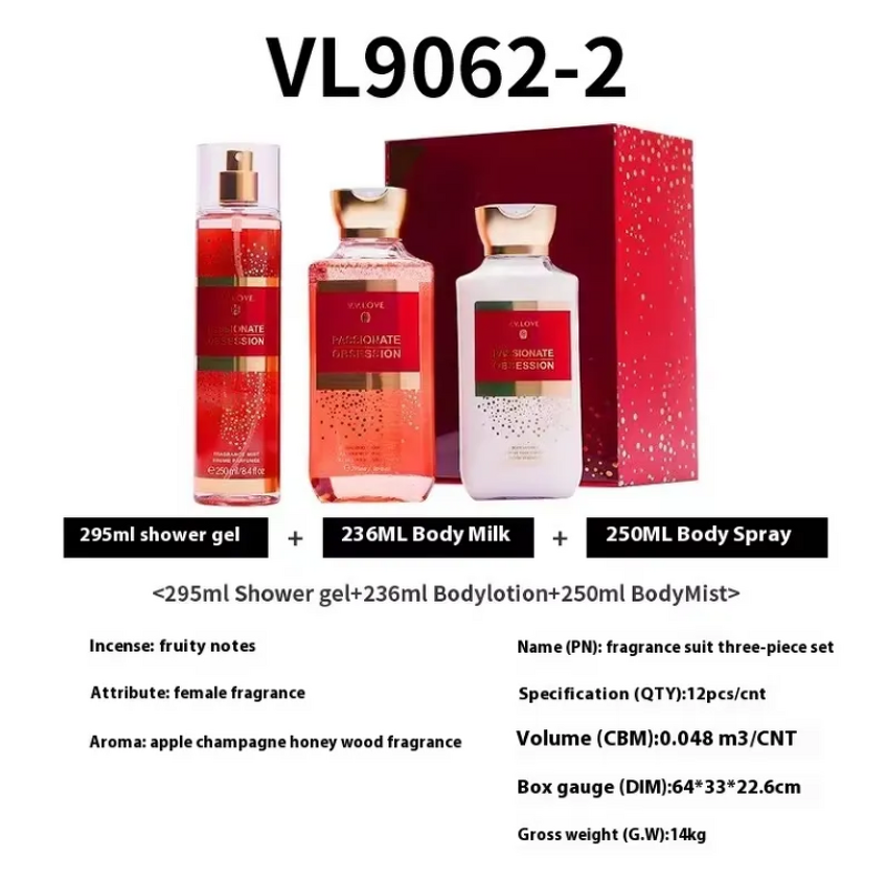 Women's Secret Perfume Set - Manufacturer - Spray Lotion Mini Ladies Gift Box Fragrance