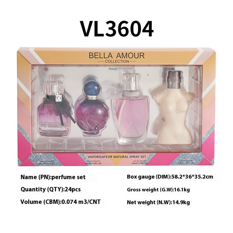 Men's Perfume Set - Manufacturer - 30ml High-End Wooden Robot Design Long Lasting Custom