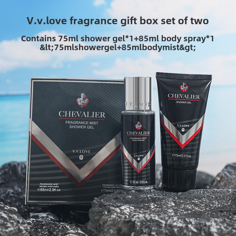 3-Piece Fragrance Gift Set - Manufacturer - Body Mist Lotion Shower Gel Long Lasting