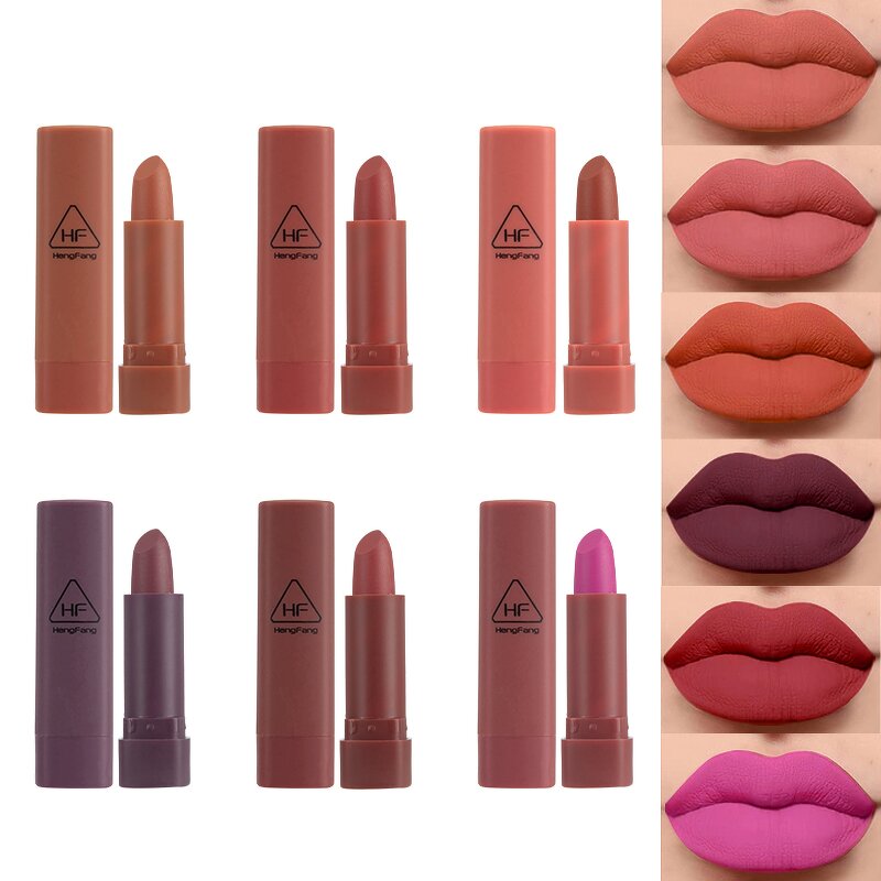 Velvet Matte Lipstick Set - Manufacturer - 6 Colors Long-lasting Waterproof Fashion New Style Lip Kit