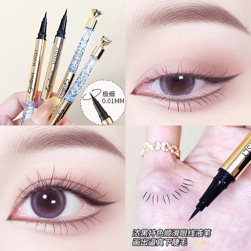 Smooth Eyeliner Pen - Manufacturer - Waterproof Sweat-proof Easy Beginners Outlining Blending