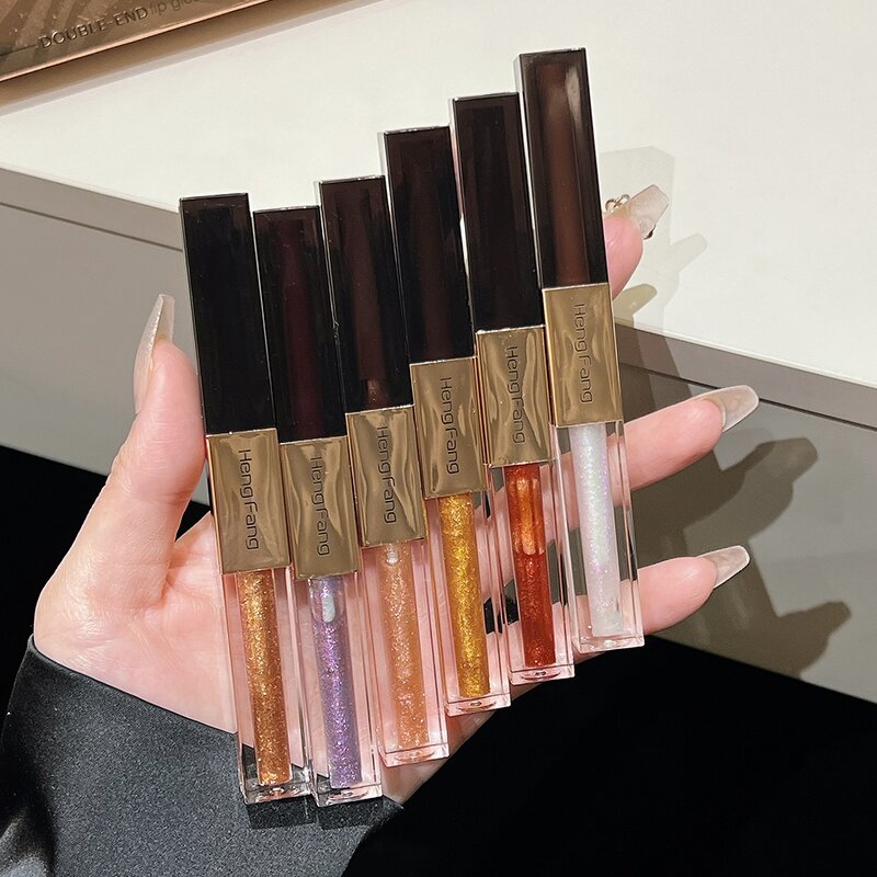 Dual-Ended Liquid Lipstick - Manufacturer - Shimmer Matte Smooth Glossy Finish OEM Hengfang