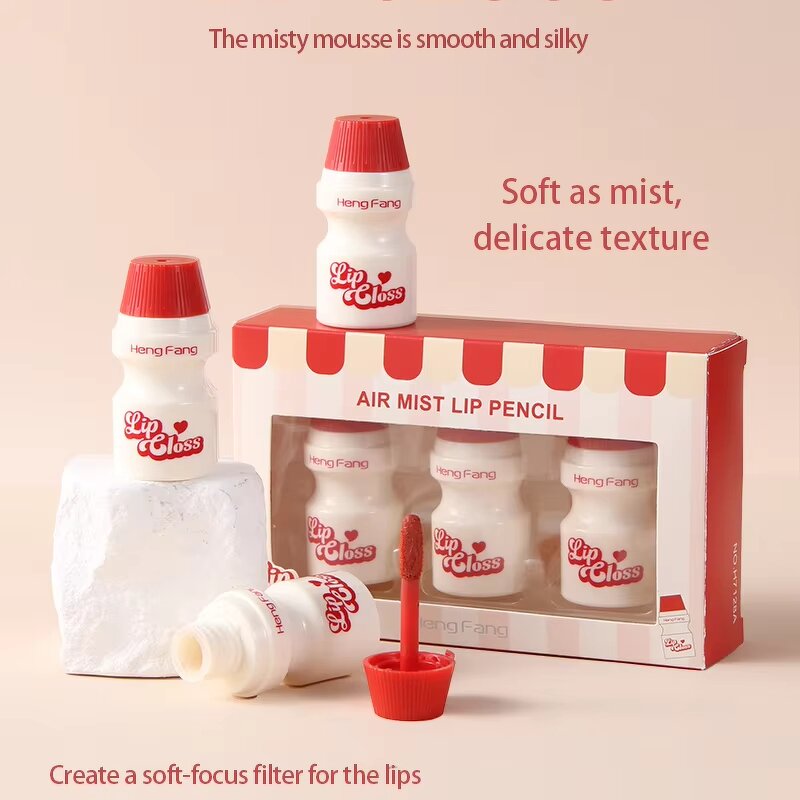 Air Light Velvet Lip Mousse - Manufacturer - 3-Pack Transfer Proof Portable Matte Lipstick Kit