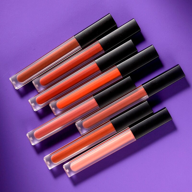 Lip Gloss Lip Glaze - Manufacturer - Wholesale 60 Colors No logo Clear Private Label Cosmetics
