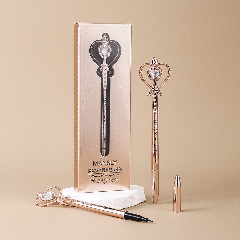 Magic Stick-shaped Eyeliner - Manufacturer - Thick Black Smooth Fluid Easy for Beginners Operation