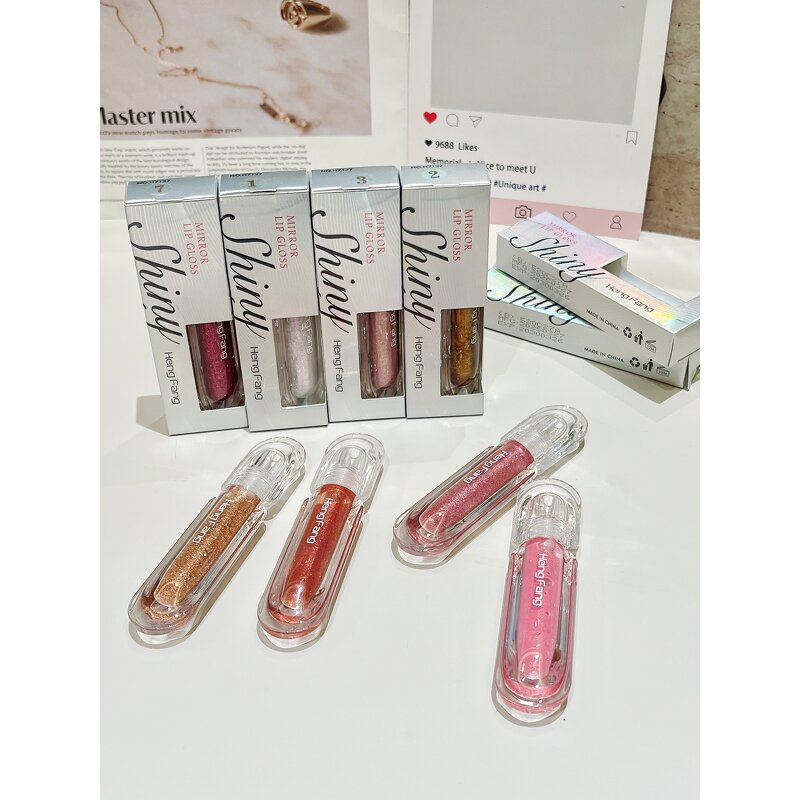 Shiny Lipgloss - Manufacturer - Hengfang Oem Water Light Hydrating Glossy Finish Hot Sales