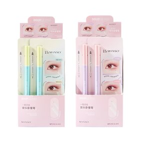 Double-headed Horizontal Silkworm Pen - Manufacturer - Smooth Texture Color Development Easy Application