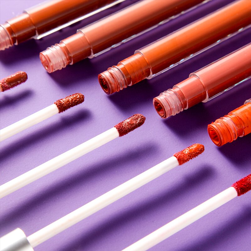 Korean Lip Gloss - Manufacturer - Hengfang Low Moq Private Label Vegan Nude Liquid Cream Lip Tint