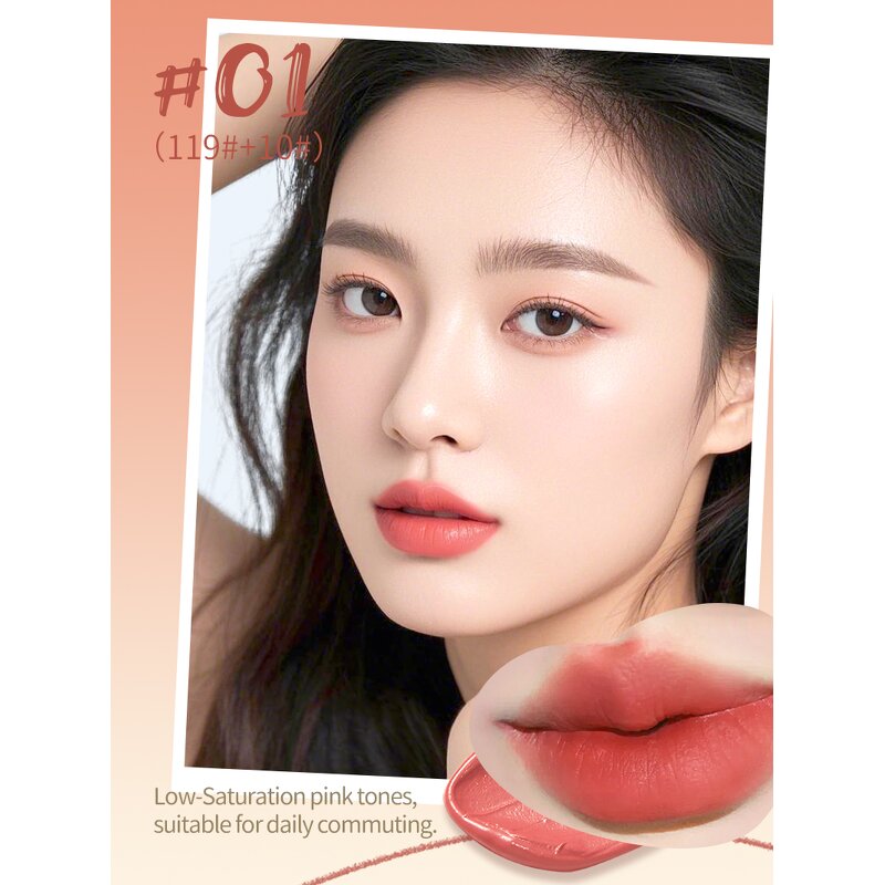 Double-headed Lip Liner Pen - Manufacturer - Hengfang OEM 2-in-1 Lipstick + Liner Natural Full Lips