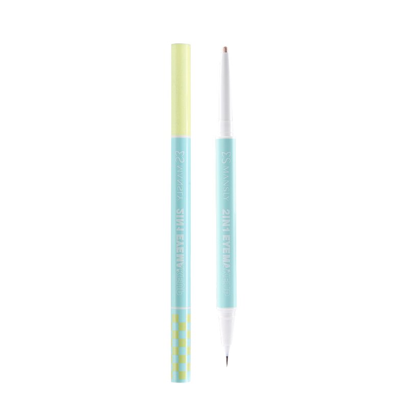 Double-headed Horizontal Silkworm Pen - Manufacturer - Smooth Texture Color Development Easy Application