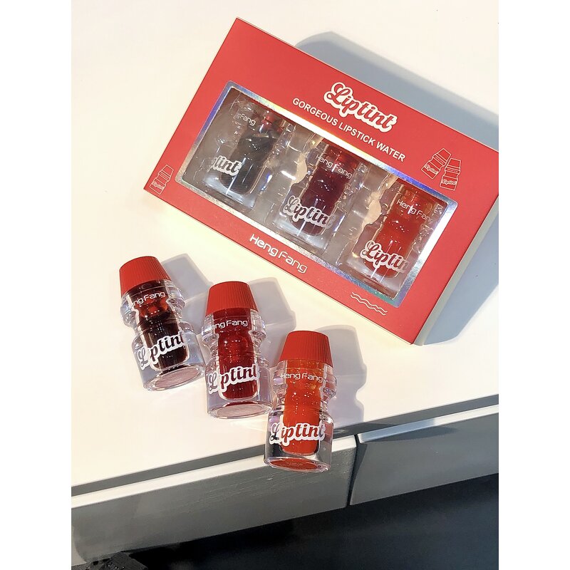 Magic Lip Tint Set - Manufacturer - 3-Pack Waterproof Kiss-Proof Glass Shine Unique Design