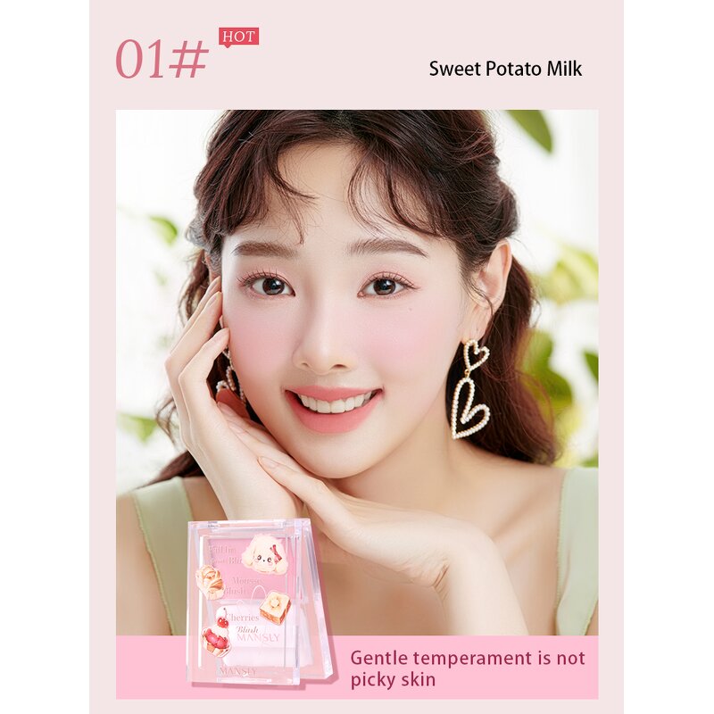 Gentle Matte Blush - Manufacturer - Sweet Energetic Natural Brighten Complexion Makeup