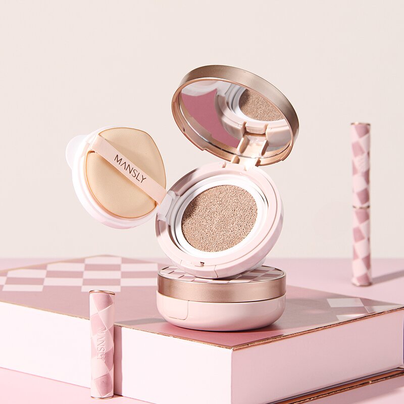 Pink Satin Makeup Set - Manufacturer - Popularity Gift Box Lipstick Set with Necklace Cosmetics-set