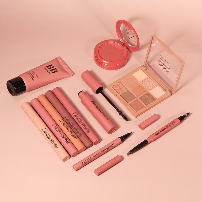 Custom Cosmetic Set - Manufacturer - Private Label Full Set Gift Box Women Kit Makeup Cosmetics