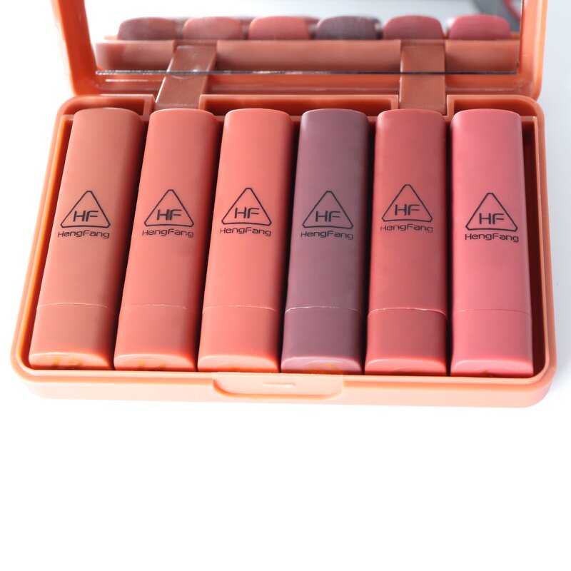 Velvet Matte Lipstick Set - Manufacturer - 6 Colors Long-lasting Waterproof Fashion New Style Lip Kit
