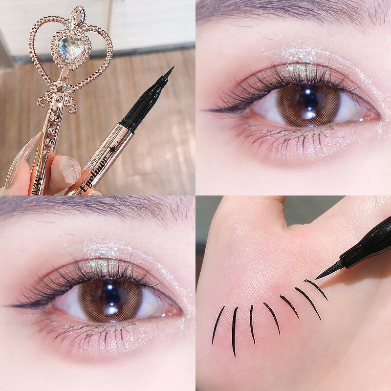 Magic Stick-shaped Eyeliner - Manufacturer - Thick Black Smooth Fluid Easy for Beginners Operation
