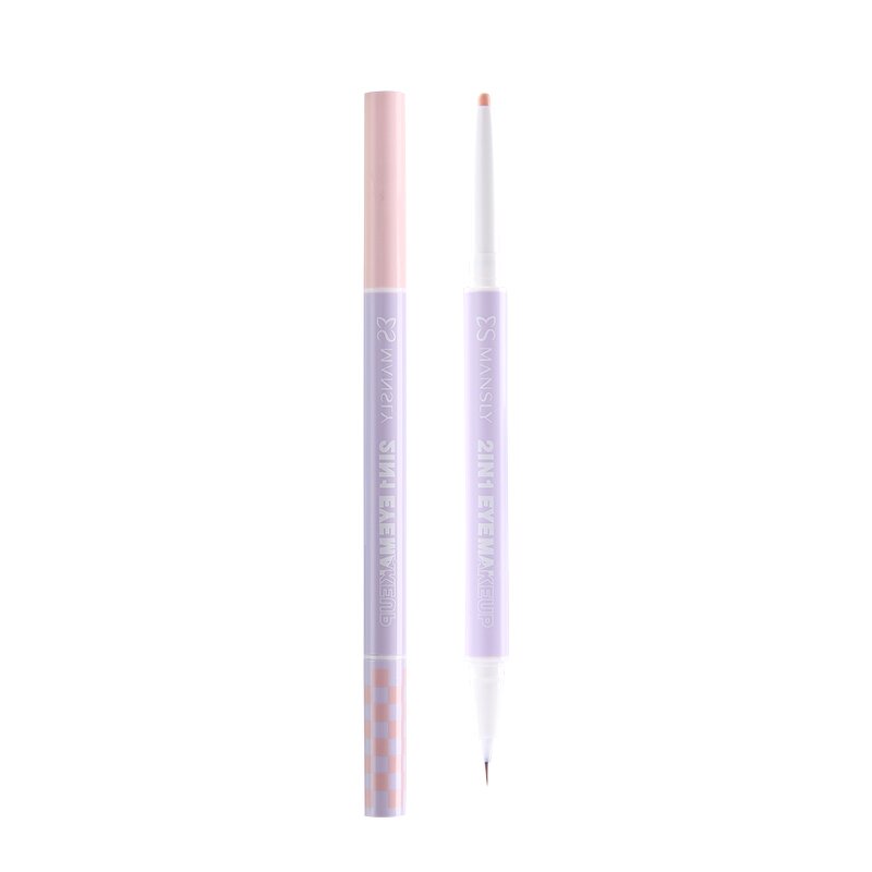 Double-headed Horizontal Silkworm Pen - Manufacturer - Smooth Texture Color Development Easy Application