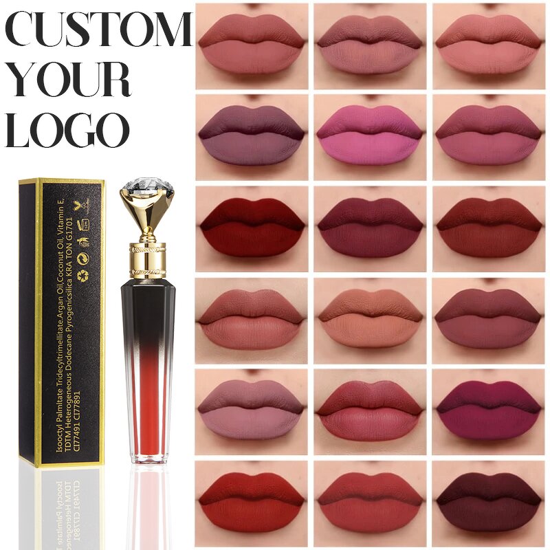 Glossy Lipgloss Set - Manufacturer - OEM 60 Colors Moisturizing Glitter Long Lasting No Label