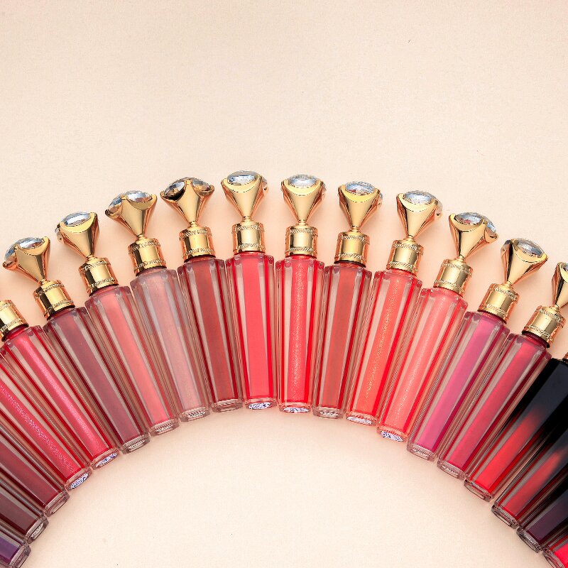 Glossy Lipgloss Set - Manufacturer - OEM 60 Colors Moisturizing Glitter Long Lasting No Label