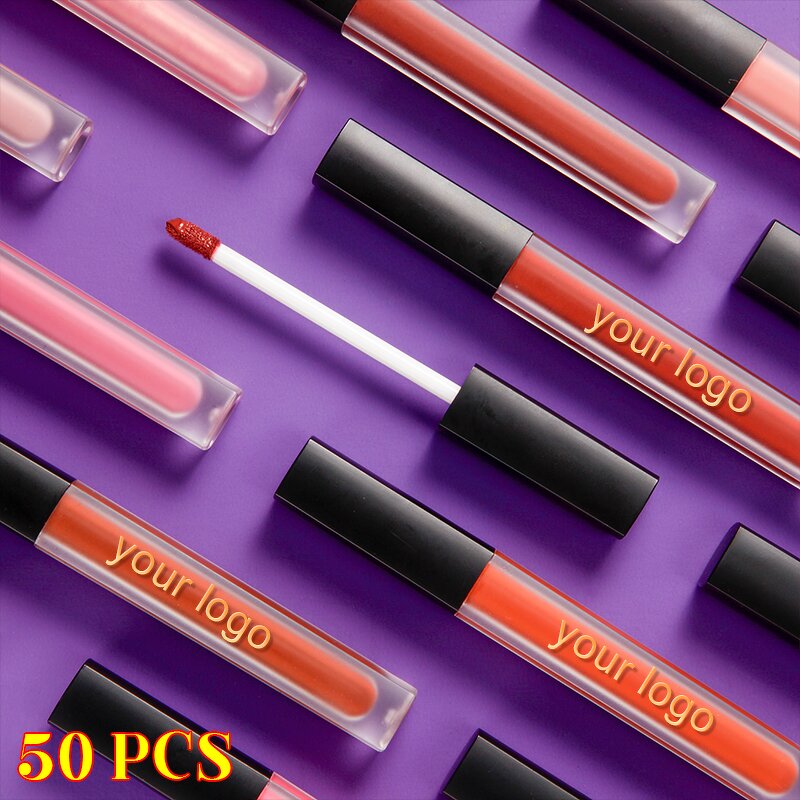 Matte Lip Gloss - Manufacturer - OEM Low Moq Private Label Glossy Nude Super Stay No Label
