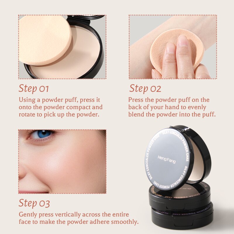 Oil-control Powder Compact - Manufacturer - Long-lasting Light Thin No Powder All Skin Tones
