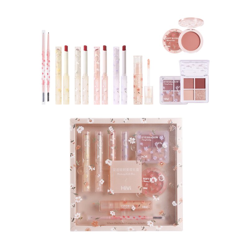 Organic Makeup Gift Box - Manufacturer - New Products Flowers Cosmetic Vendors Light Beauty Private Label