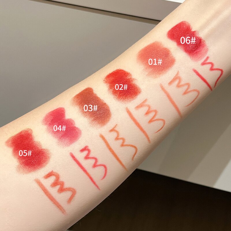 Light Mist Lipstick - Manufacturer - 6 Colors Double-Headed Lip Liner Durable Non-sticky Cup