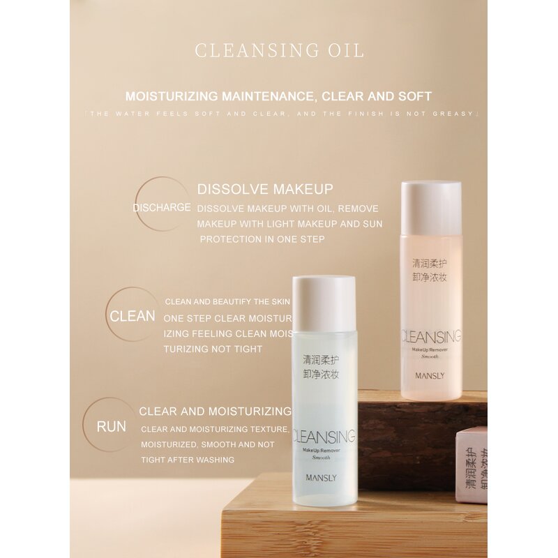 Indonesia Cleaning Oil - Manufacturer - Portable Essential Oil Gentle Makeup Remove Skin Nourish