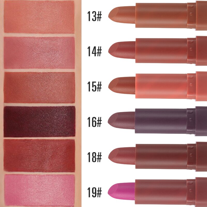 Velvet Matte Lipstick Set - Manufacturer - 6 Colors Long-lasting Waterproof Fashion New Style Lip Kit