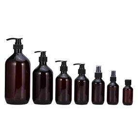 Conditioner Bottle Manufacturer - 250ml to 500ml Luxury PET Plastic Round with Pump