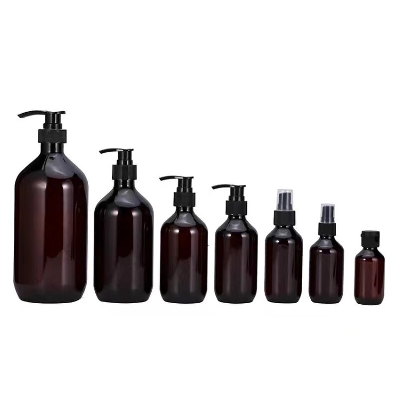 Conditioner Bottle Manufacturer - 250ml to 500ml Luxury PET Plastic Round with Pump